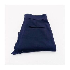 MM Lafleur Navy Trouser Pants Front Pockets SZ10
